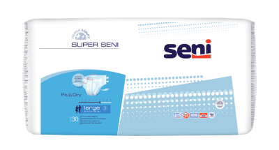 Подгузники для взрослых Super Seni, размер 3 (Large), 30 шт.